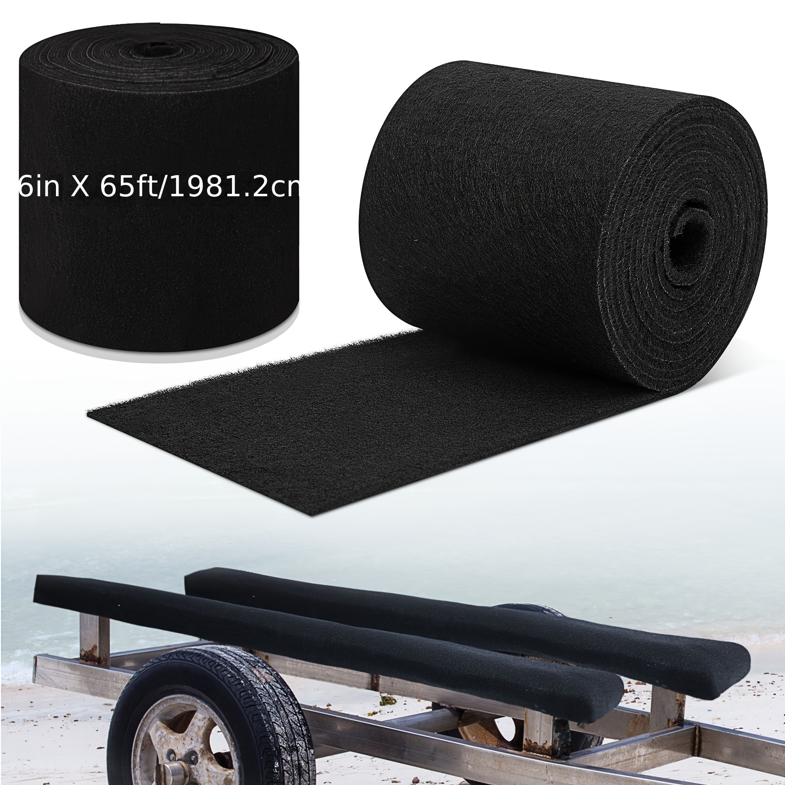 Boat Trailer Guide Pole Pad And Cover,2 Pcs Neoprene Boat