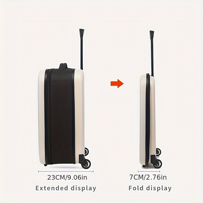Lightweight Multifunctional Trolley Suitcase with Single Direction Wheel