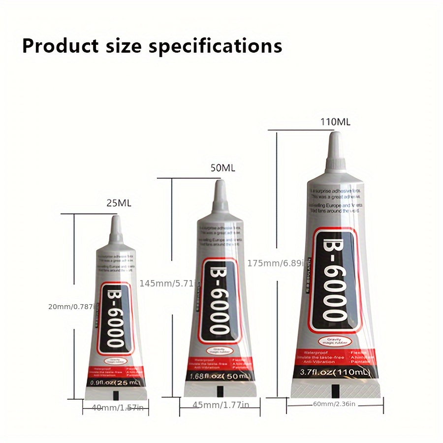 B 6000 Glue Multipurpose High Grade Industrial B6000 - Temu