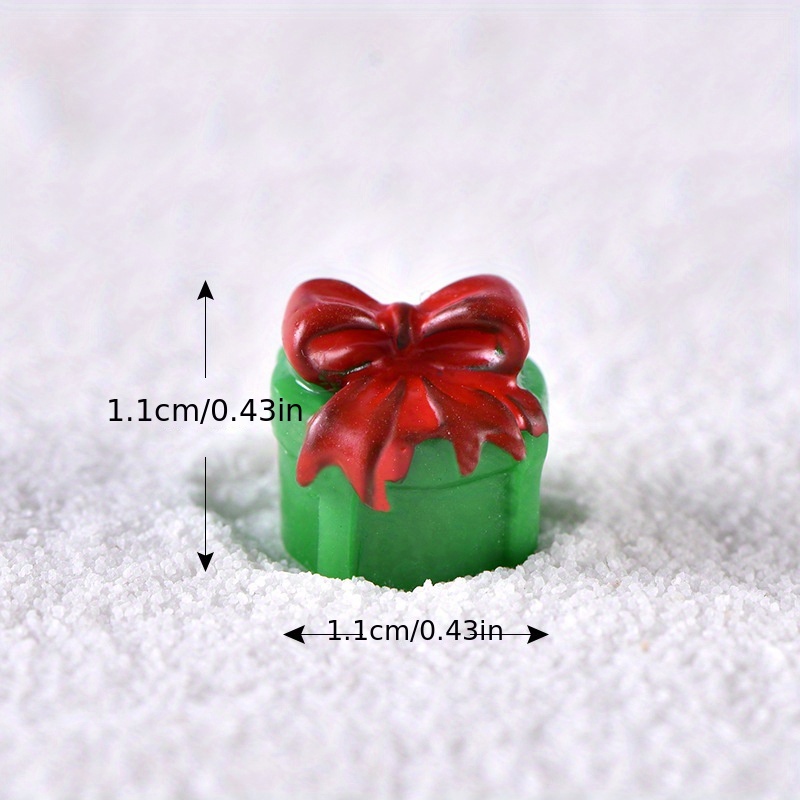 1pc Christmas Gift Box Polymer Clay Accessories