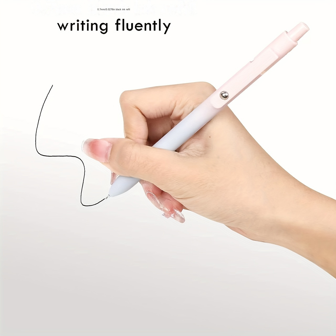 Cute And Stretchable Gel Pens Quick drying Black Ink - Temu