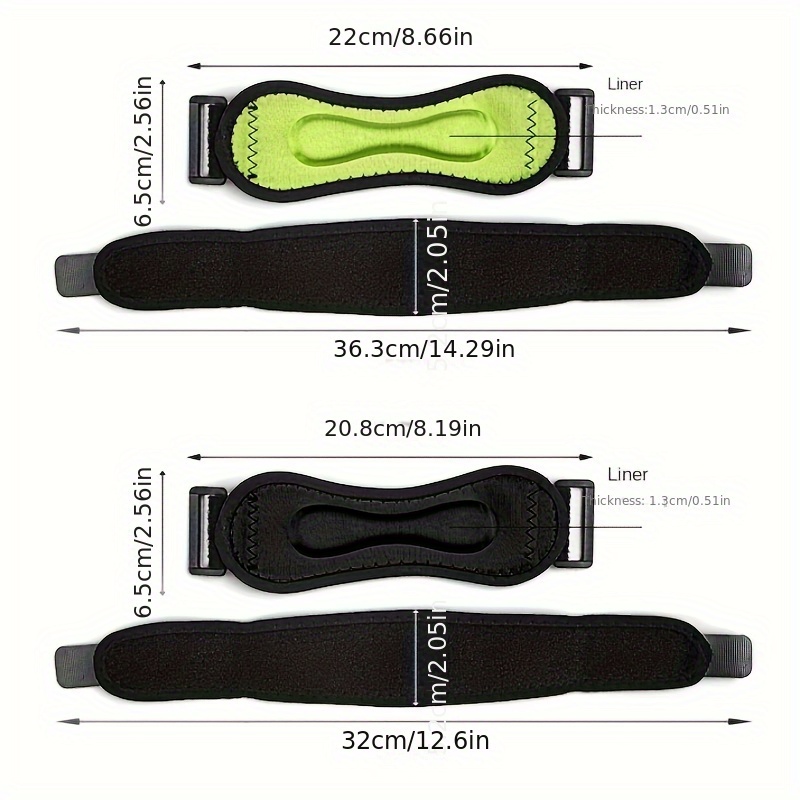 Adjustable Silicone Pad Knee Pads for Running Exercise