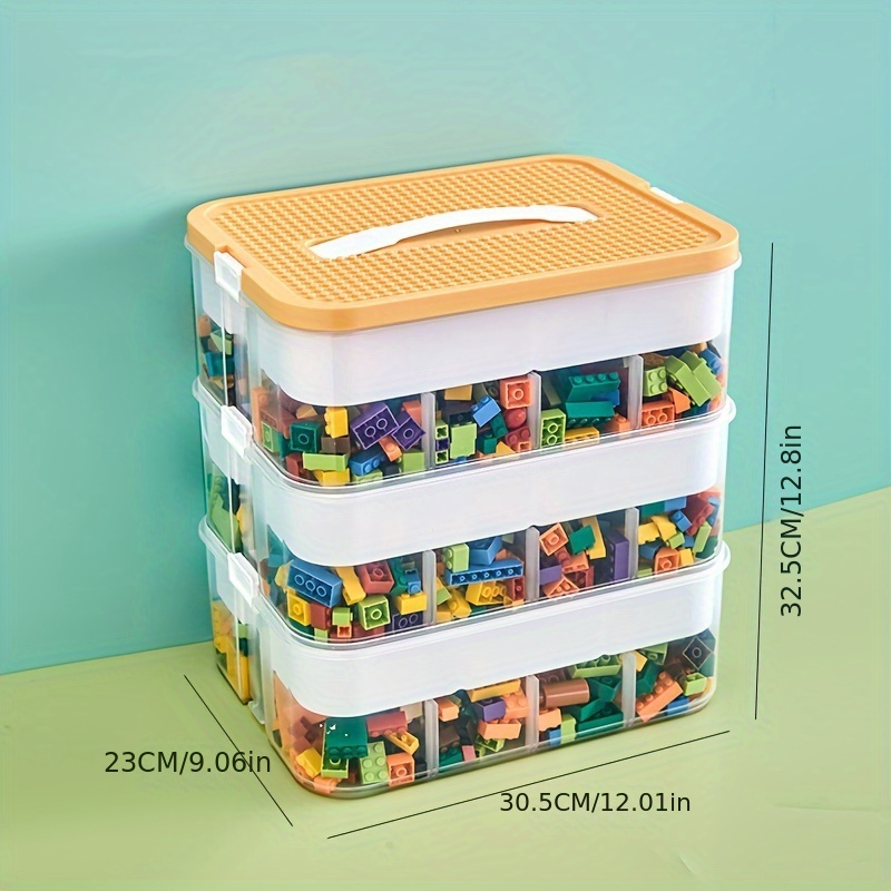 Boîte de rangement Lego à petites particules, boîte de rangement