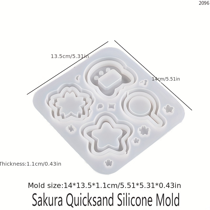 Resin Casting Shaker Mold,epoxy Quicksand Silicone Molds,resin
