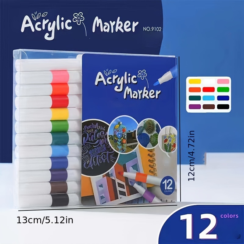 Giorgione Acrylic Marker Pens Waterproof And Quick drying - Temu