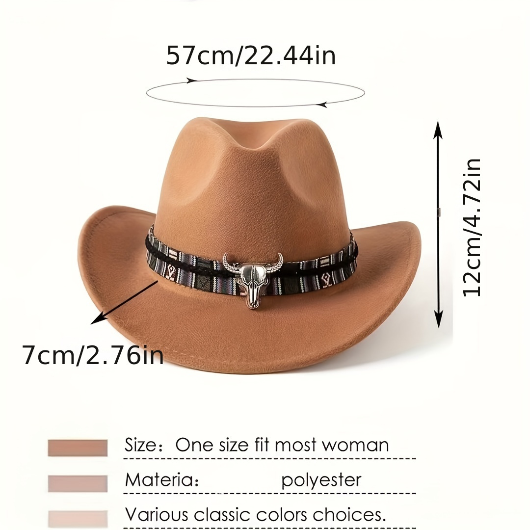 1 western cowboy hat detachable accessory perfect - Temu display picture 1