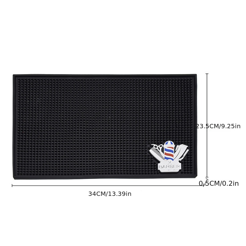 Anti Slip Pad For Hairdressing Tools Head Push Cut Silicone Pad Barber Shop Tool Placement Table Mat Tool Pad