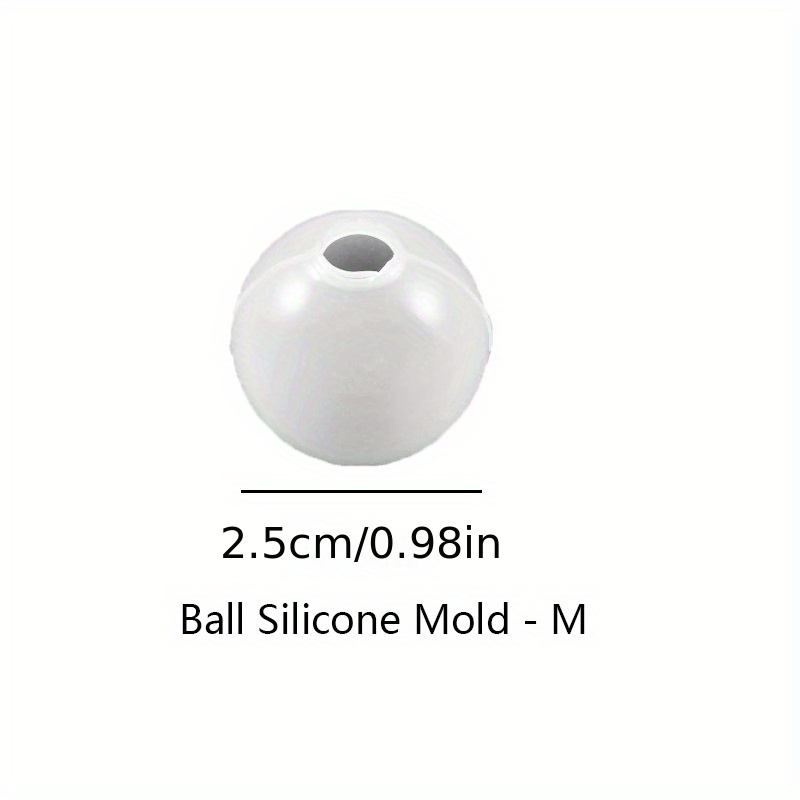 Seamless Sphere Molds with Upgraded Base - 9 Pcs