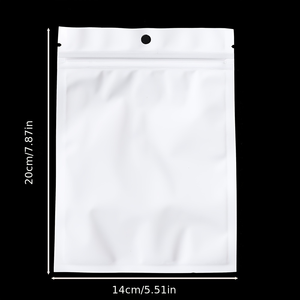 30/50/100pcs White Jewelry Bags for Display Storage