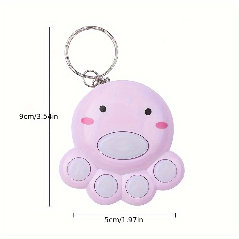 Octopus Cat Paw Memory Game Machine Keychain - Gift