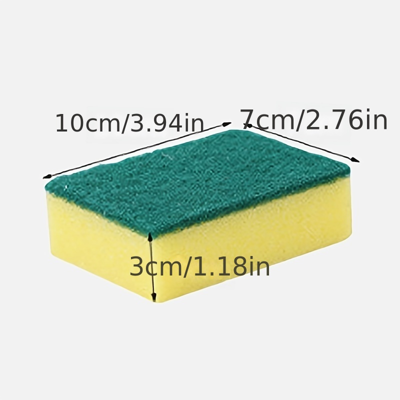 Greener Clean - Esponja de limpieza pesada, 2 7/10 x .75 x 4 3/5