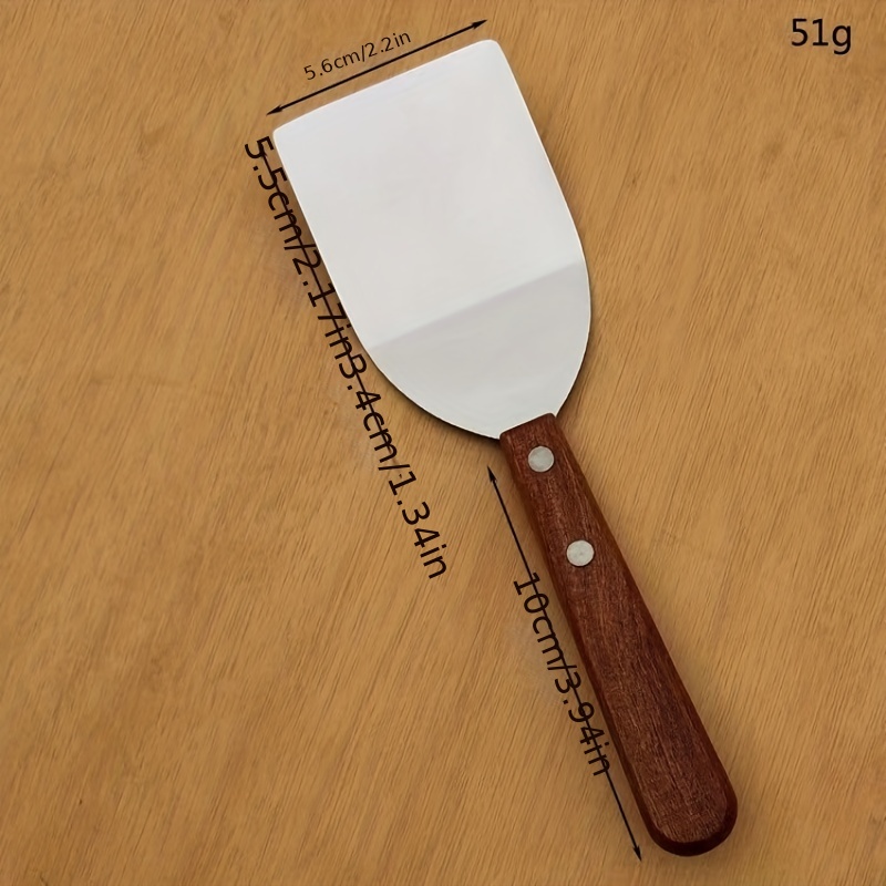 Brownie Cookie Spatula Metal Stainless Steel Spatula Wooden kitchen item  cook