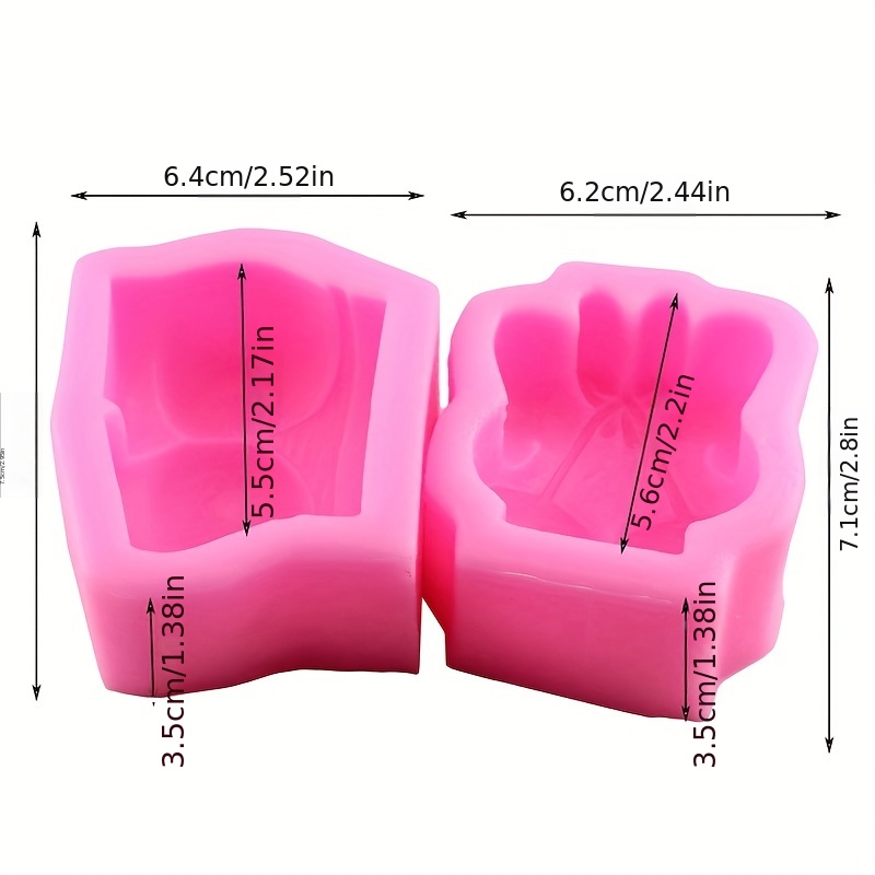 Sexy Bikini Bosom Bra shape 3D Silicone Fondant Cake Mold For Soap