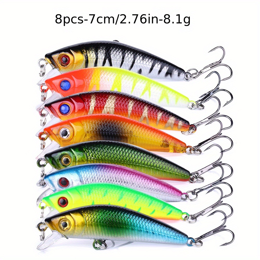 Topwater Minnow Fishing Lures Kit: Catch Fish Artificial - Temu Italy