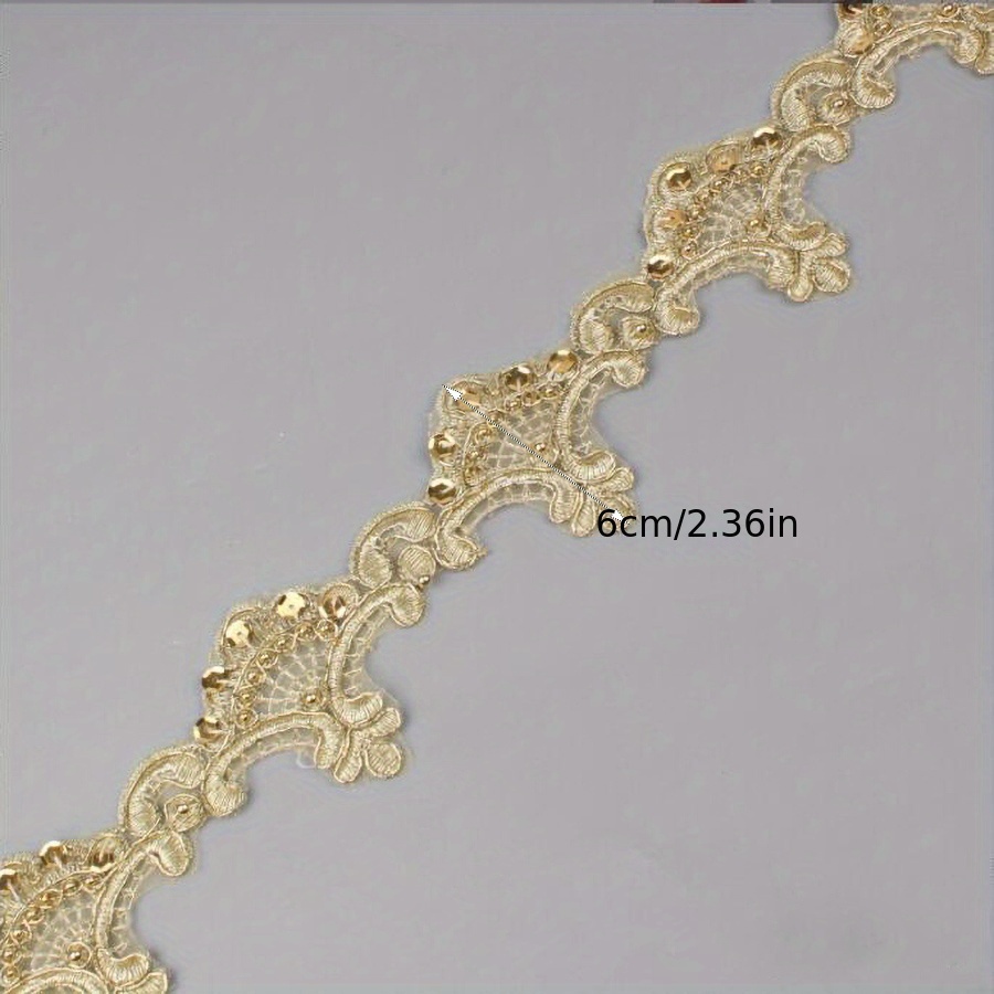 Image of 1 Yard Lace Car Bone And White Decoration Accessories
