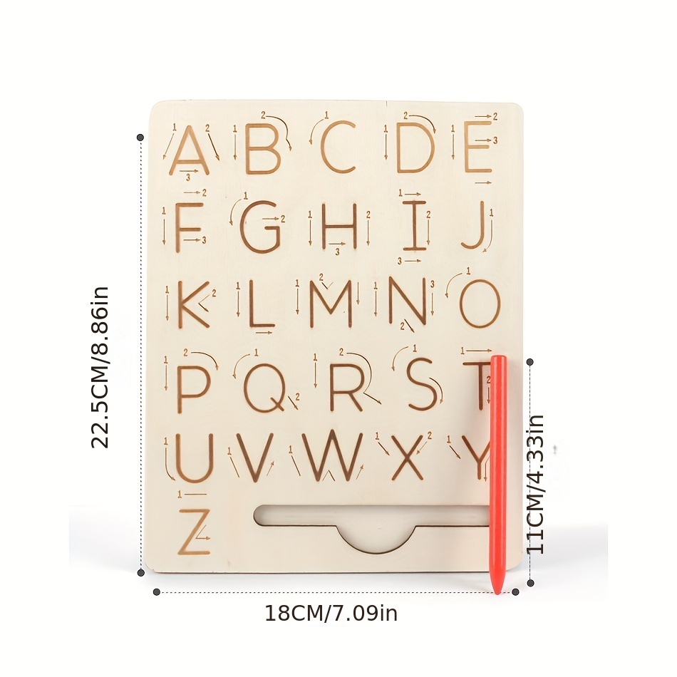 Übungsbrett Holzbuchstaben Doppelseitiges Werkzeug - Temu Germany