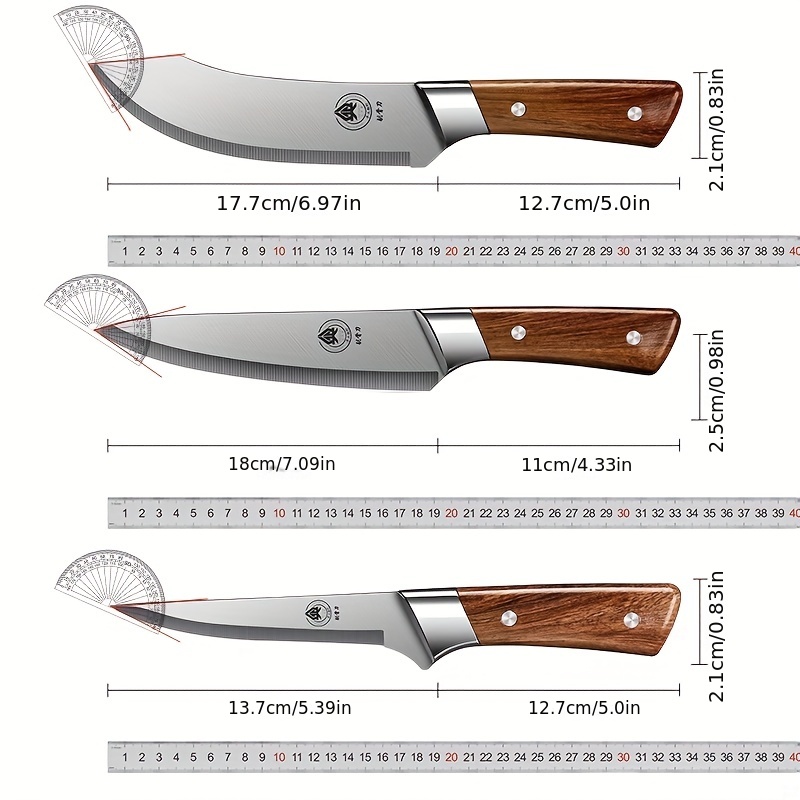 3pcs Boning Knife Slaughtering Knife For Killing Pork Express