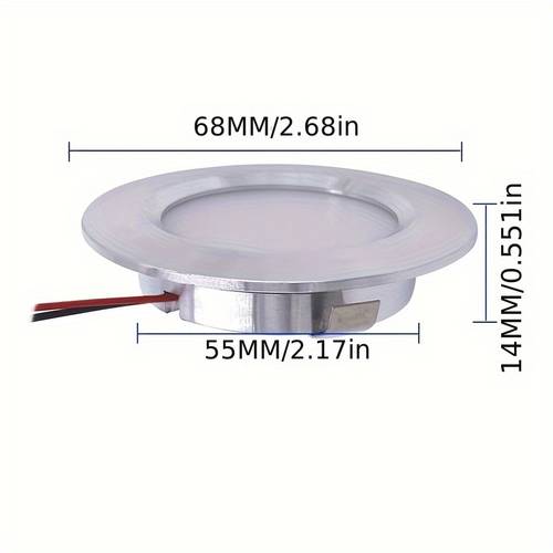 white shell embedded led tube lamp display cabinet thin led ceiling lamp 3w 5w 12v mini led bulb spotlight staircase spa bathroom sauna lighting shopping mall restaurant bedroom