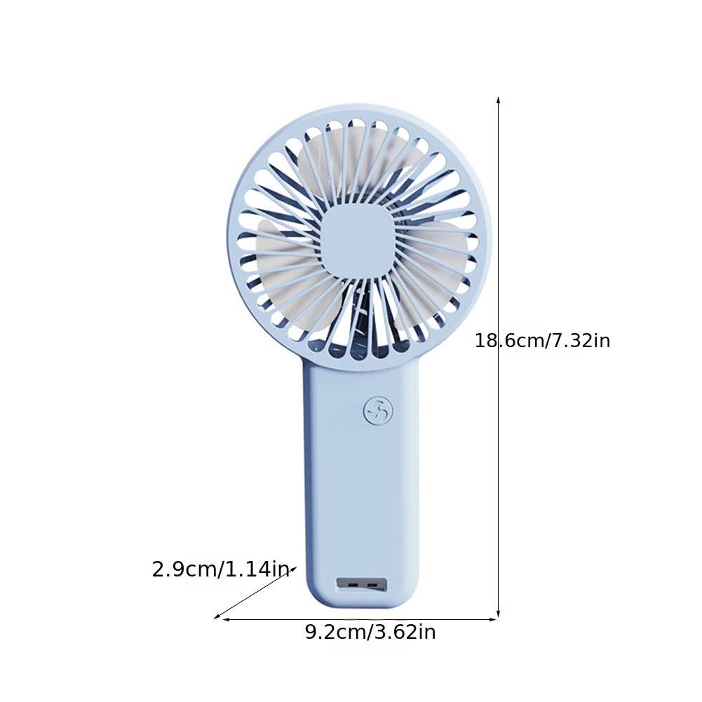 Portable Small Desktop Fan, USB Rechargeable Cooling Fan, Low Noise Eyelash Handheld Fan details 12