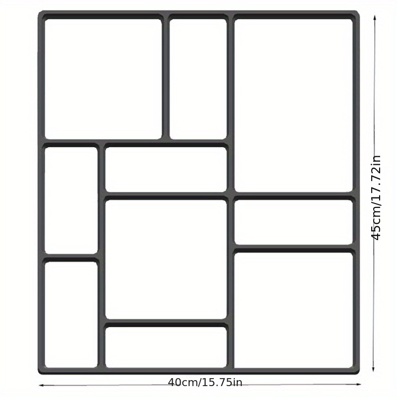 20 x20cm pavimentazione manuale stampi in calcestruzzo per mattoni di  cemento fai da te stampo per