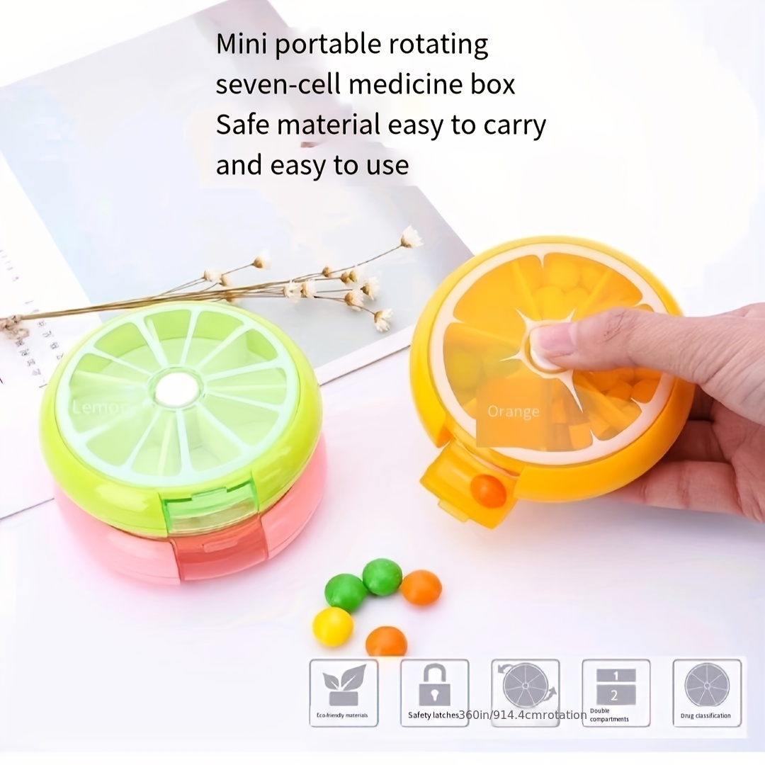 One Week Portable Carry on Medicine Box