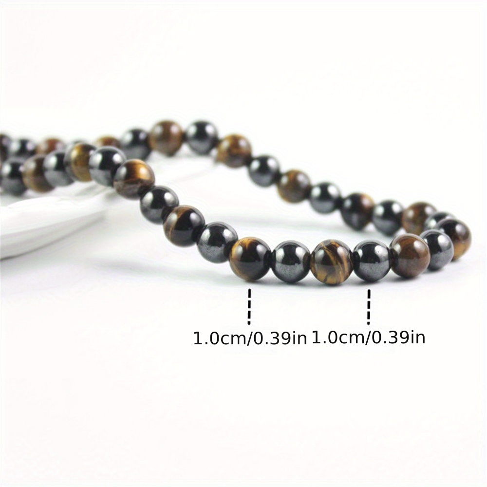 Tiger Eye Stone Crystal Bracelet  Tiger Eye Bracelet Women White - 10mm  White Eye - Aliexpress