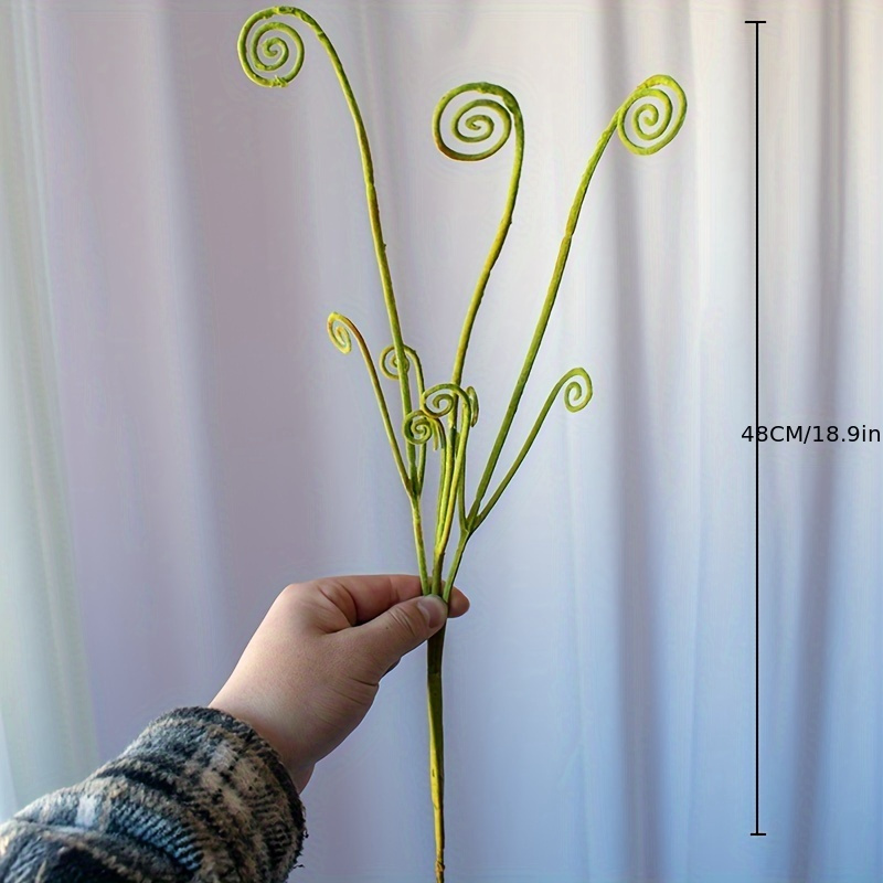 Image of Simulation Boxing Fern, Fern, Fern, Flower Accessories, Twigs Lovely, Single-branch Artificial Flowers, Photography Props Landscaping Artificial Flowers Bionic Plant Beauty Props