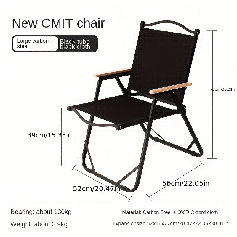 Kemit Chair Outdoor Camping Chair Folding Chair Picnic Chair - Temu