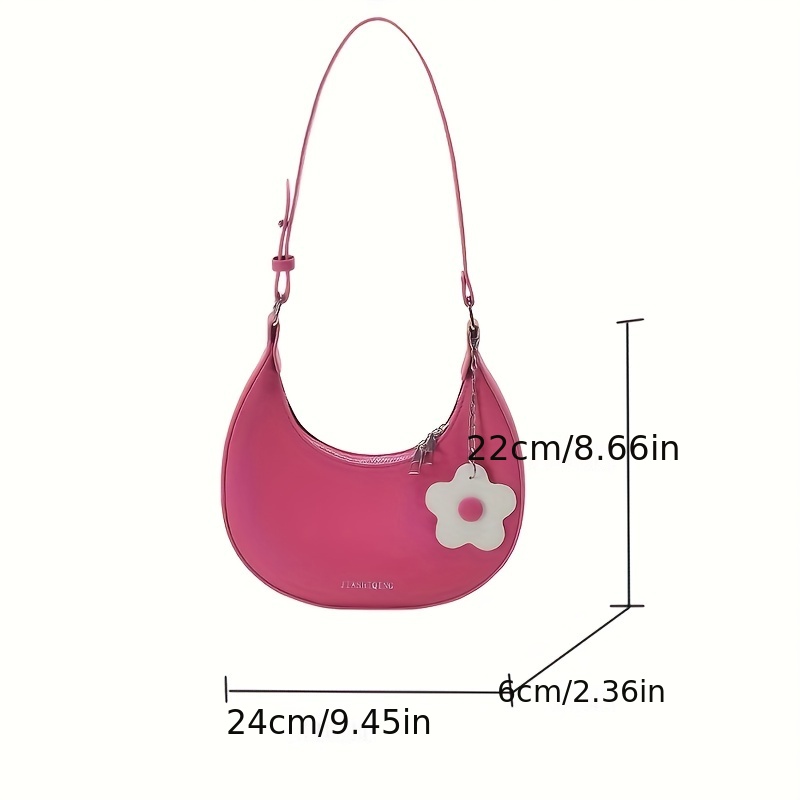 Underarm bag, 2021 autumn and winter new fashion crescent bag