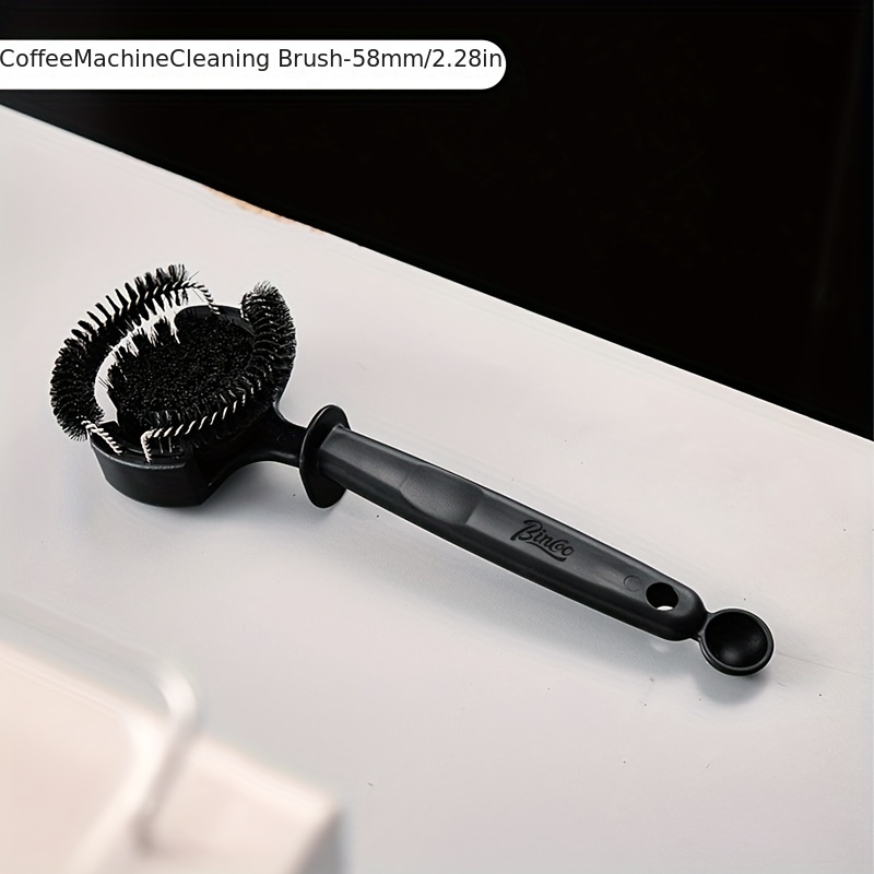 Bend Head Nylon Coffee Machine Cleaning Brush Cleaner Tools for