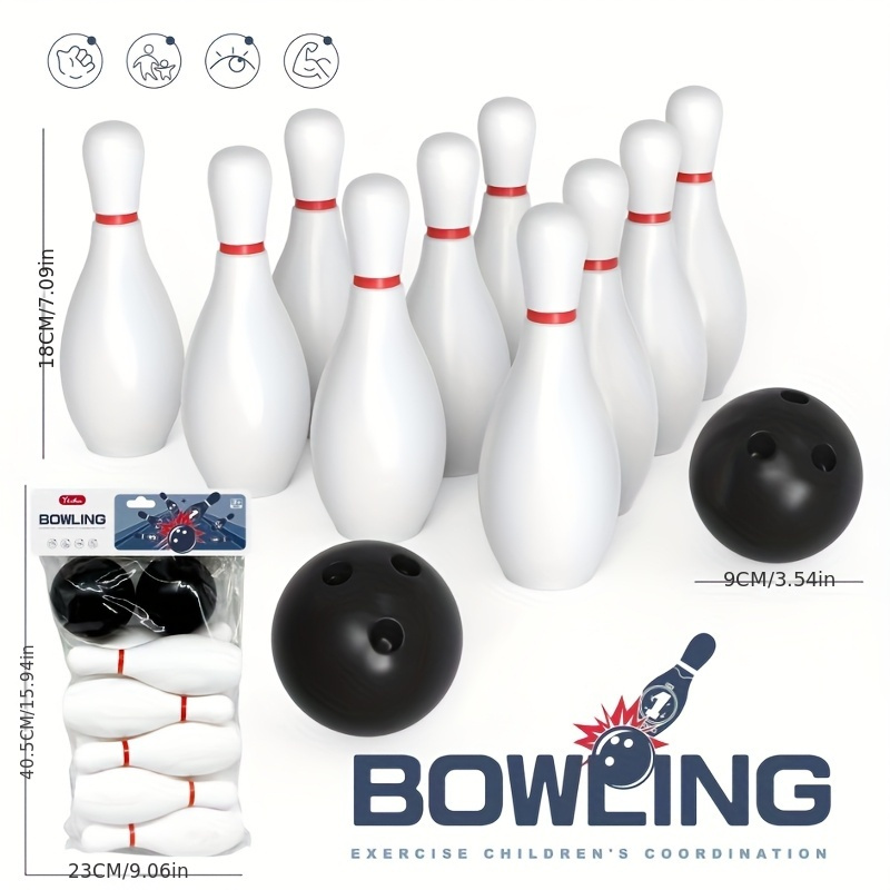 childrens bowling set safe high quality materials Temu