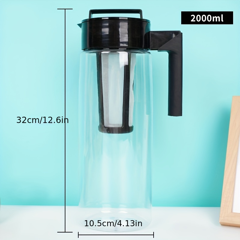 Thermal Coffee Carafe/Tea Pot with Ceramic Liner 27 OZ, Small Coffee  pitcher Travel with Removable Stainless Steel Filter for Hot Drinks, Double  Wall Insulated Coffee Pitcher