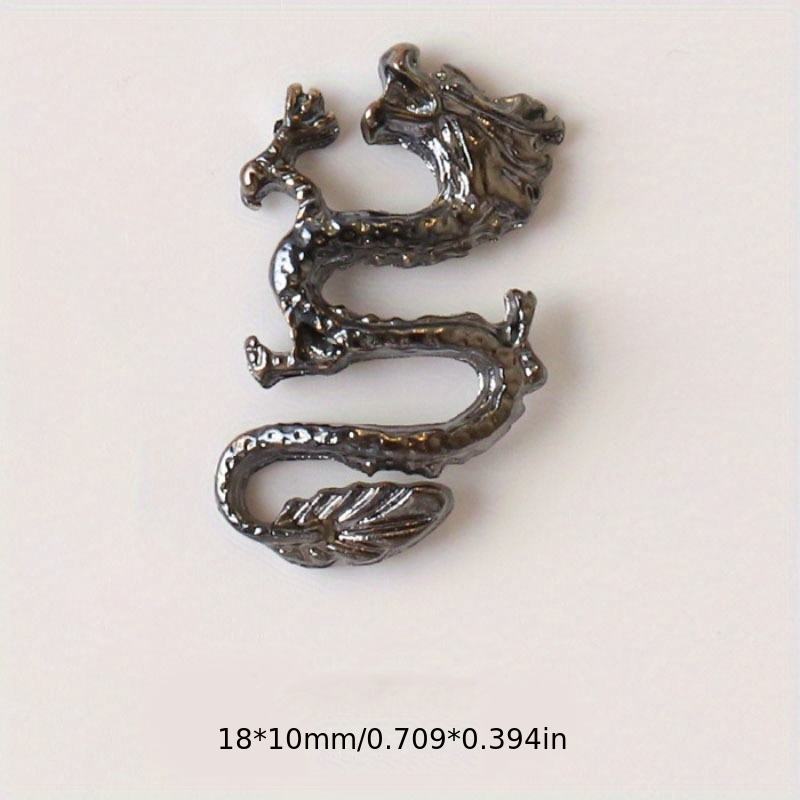 3d Dragon Nail Charms Vintage Chinese Style Nail Art - Temu