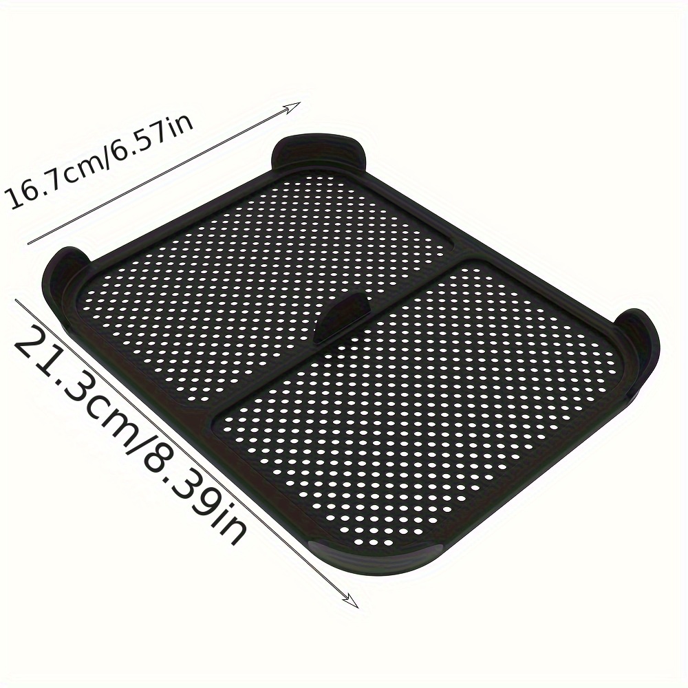 1pc silicone air fryer splash guard compatible with af400 af451 dz401 models easy clean kitchen accessory air fryer accessories details 4