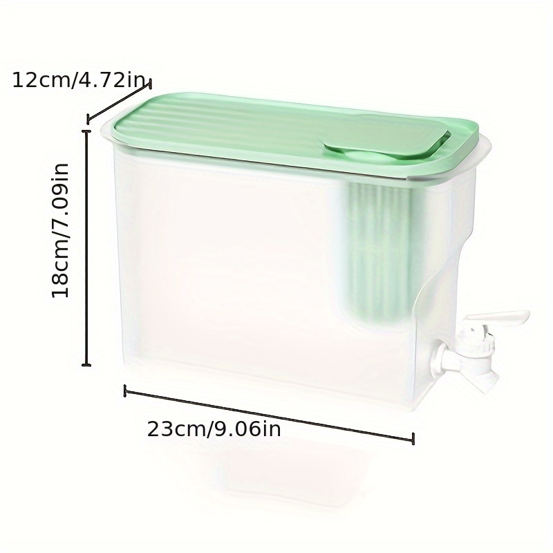 Drink Dispenser For Fridge, Beverage Dispenser With Spigot, Milk, Lemonade  Dispenser, Juice Containers With Lids For Fridge, Parties And Dairly Use -  Temu