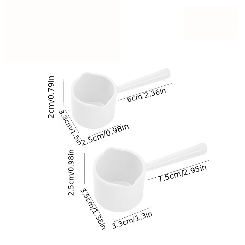 Plastic Measuring Spoons Measure Gram Cups Child Milk Powder Spice Measuring  Scoop Kitchen - Temu
