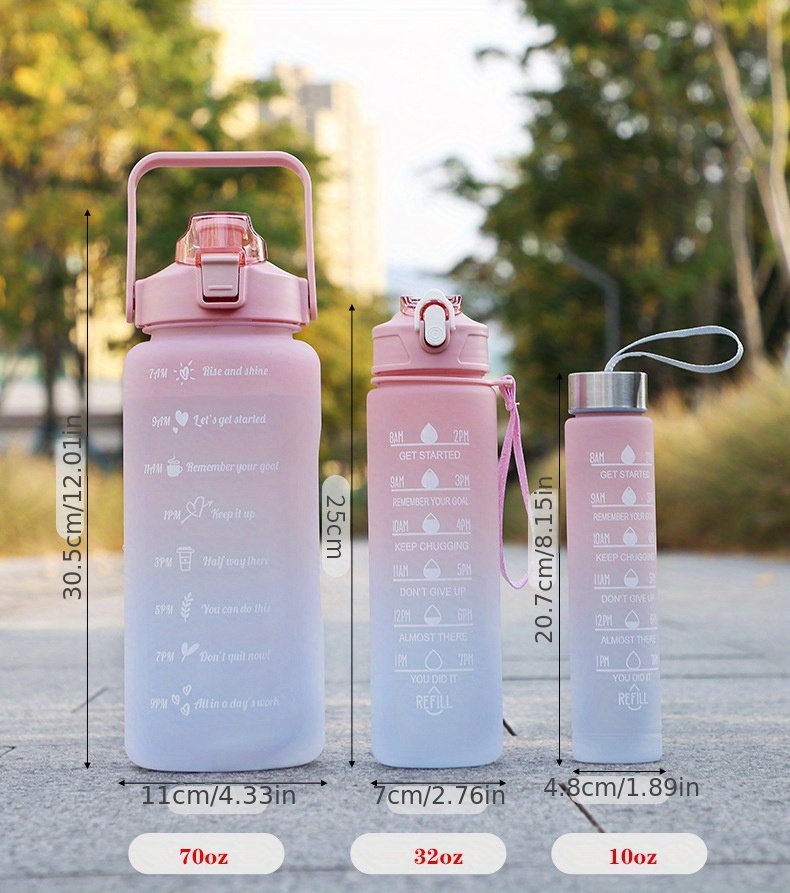 Pink Water bottles with Locking Lid, Travel water bottle,Water bottle with  straw,Plastic water bottl…See more Pink Water bottles with Locking Lid