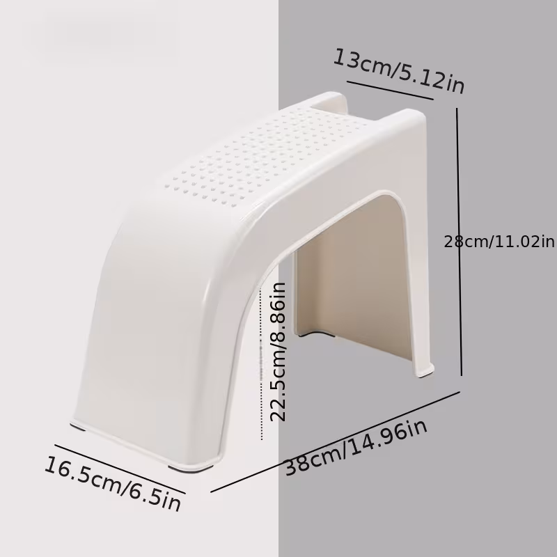 office footrest mat plastic stool multi functional nail art step stool household bathroom anti slip low stool footrest Product details 2