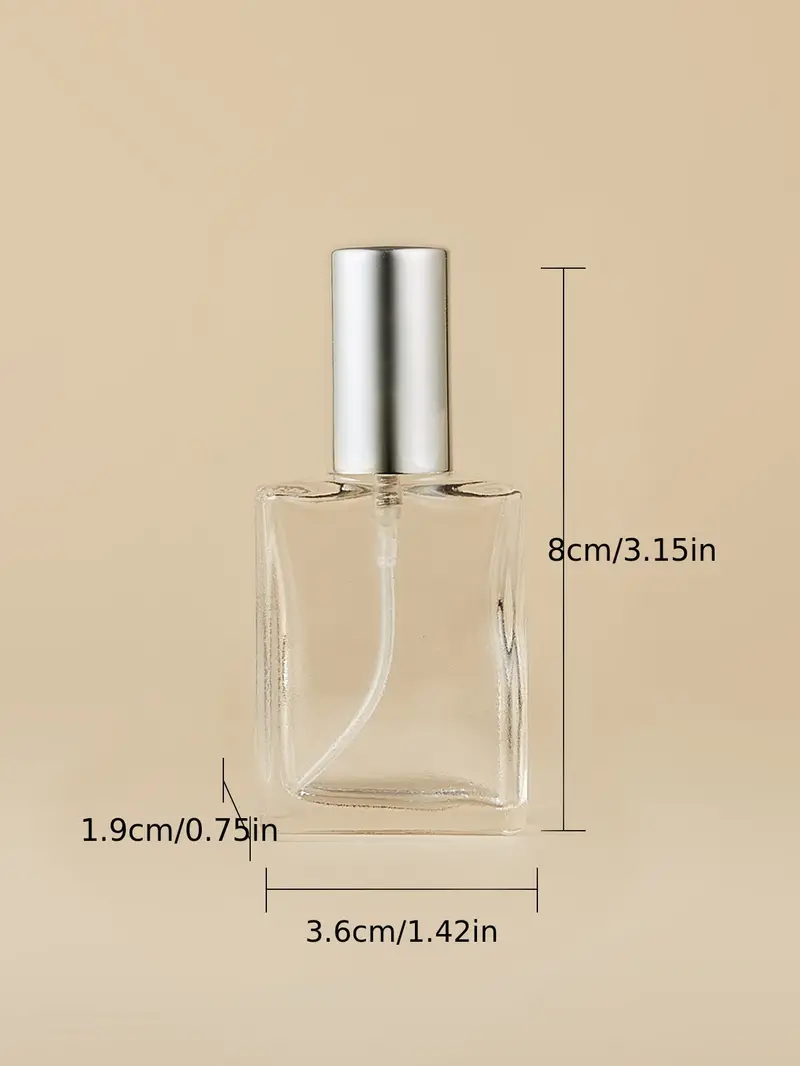 Perfume Bottle High end Portable Glass 15ml Sample Press Nano Spray Bottle Travel Empty Bottle Dispenser