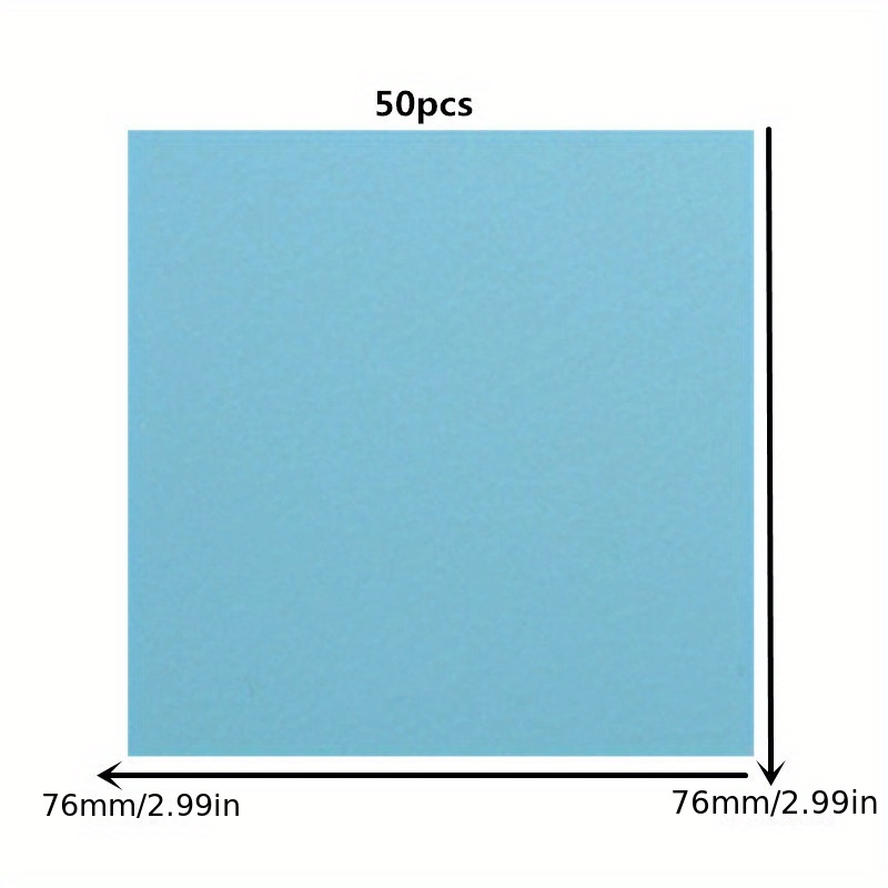 Pastel Blue Color Chart Paper