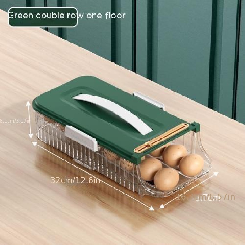 Refrigerator Egg Fresh Keeping Storage Box Rolling Egg Box