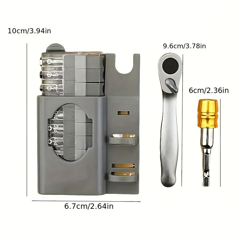 Multi functional Mini Ratchet Wrench Screwdriver 10 Batches - Temu