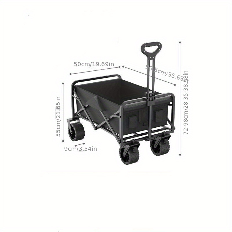 camping cart outdoor picnic camper portable large capacity shopping small cart picnic car foldable and gathering check out today s deals now temu
