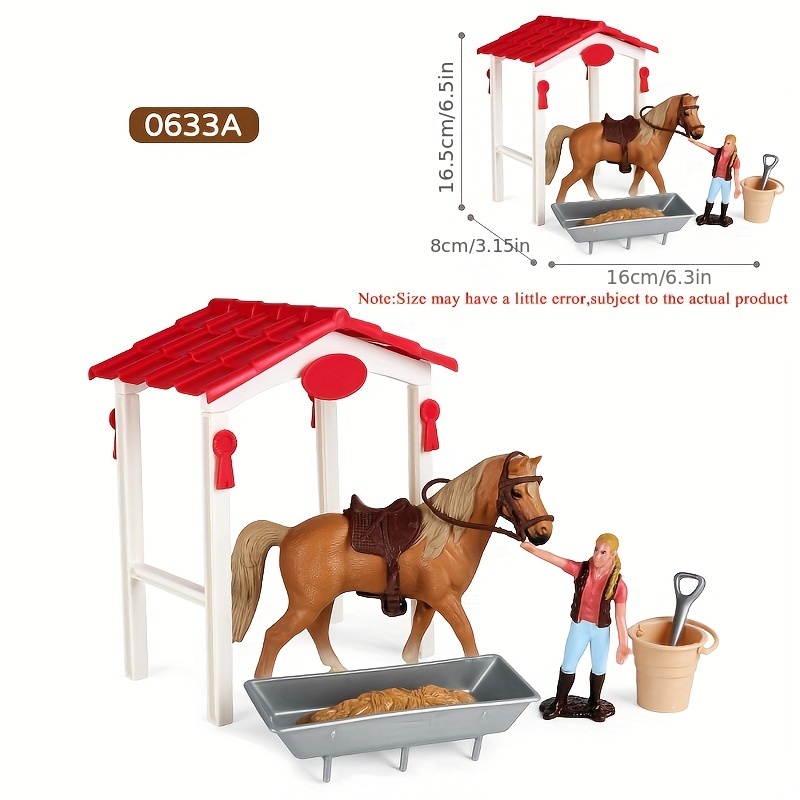 Drfeify Figurine de cheval Cheval Rodeo Figurine Enfants Enfant Simulé  Ferme Cheval Cavalier Modèle Jouet Cadeau D'anniversaire - Cdiscount