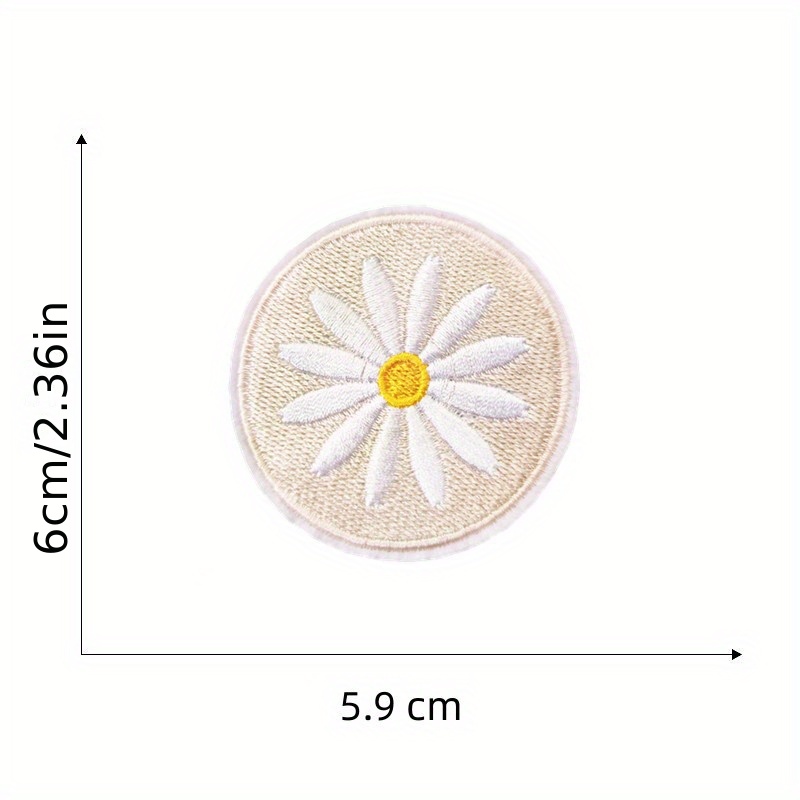 1pc Embroidery Stickers For DIY Shoe, Bags, Hat, Mobile Phone Case, T-shirt  Collar, Handmade Decorative Accessories, Sew On Iron On Patch Applique