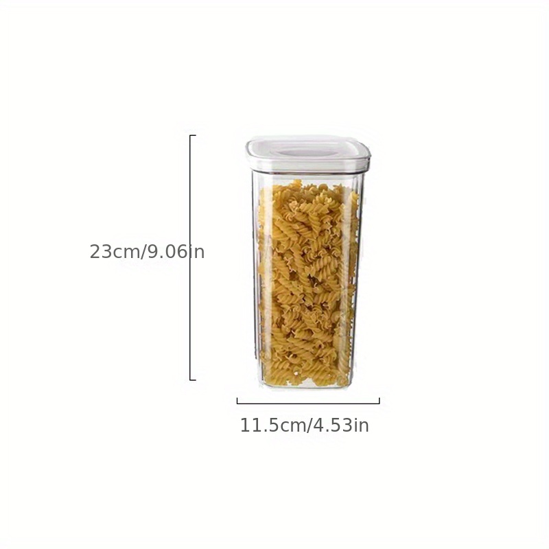 Food Storage Containers With Rotating Lids, Airtight Jars Storage Box, For Pantry  Organization And Storage, Canning Cereal, Rice, Pasta, Flour And Sugar,  Home Kitchen Supplies - Temu