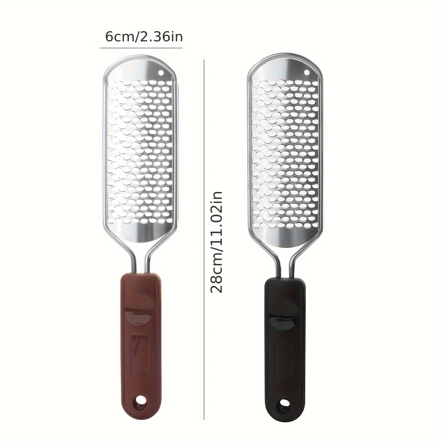 Foot Rasp,3PCS Feet Scrubber Dead Skin,Callus Remover for Feet,Pedicure  Tools & Foot Scrubber Can be Used on both wet and dry feet, Surgical grade  stainless steel file 