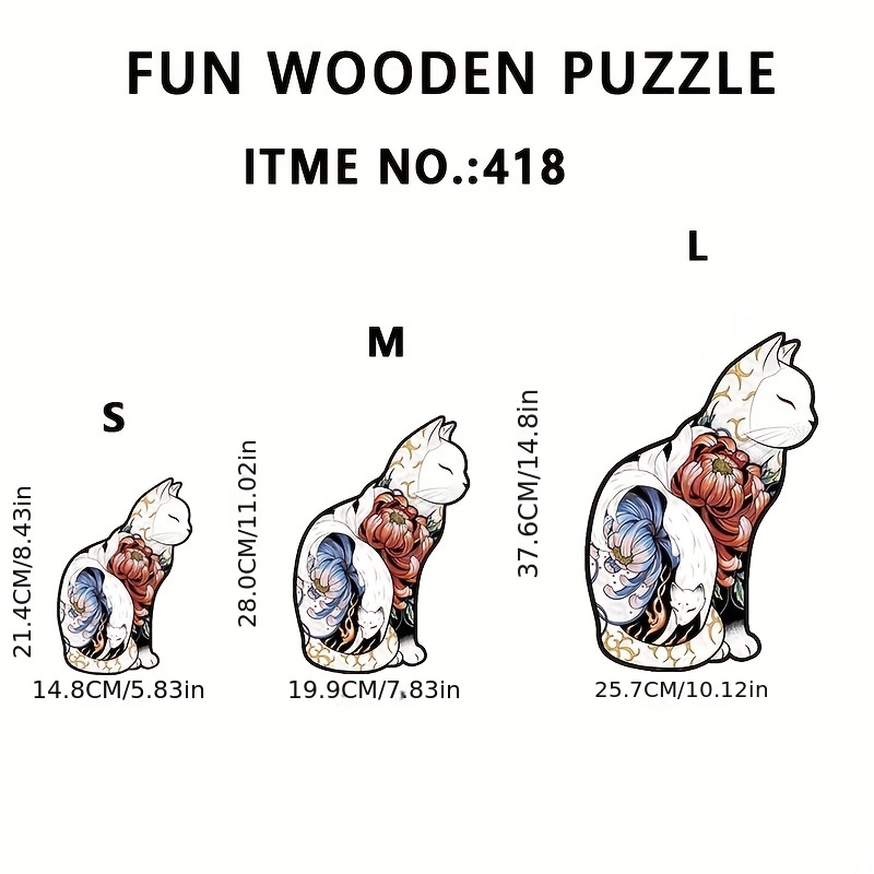 Irregular Shaped 3d Puzzles Diy Wooden Jigsaw Puzzles Decompression  Irregular Wooden Puzzles S(a5) (a4) (a3) Size Educational Toys - Temu  Australia