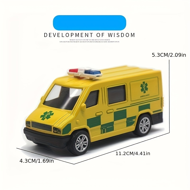 1:43 Premium Metal Alloy UK Emergency Vehicle Toy Set