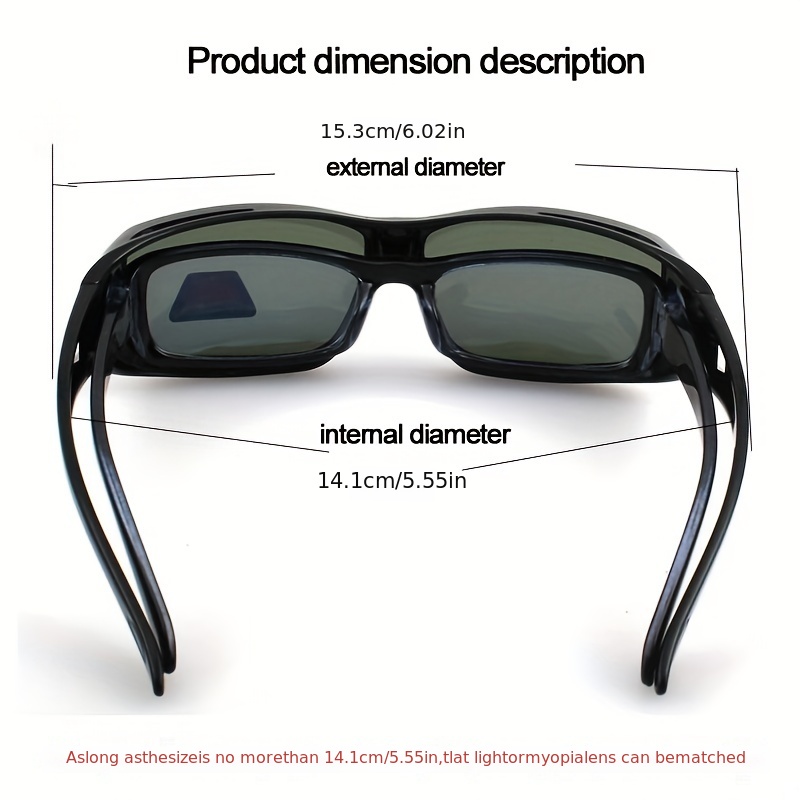 Polarized Sunglasses for Men and Women Bean Colored Frame Myopia Friendly